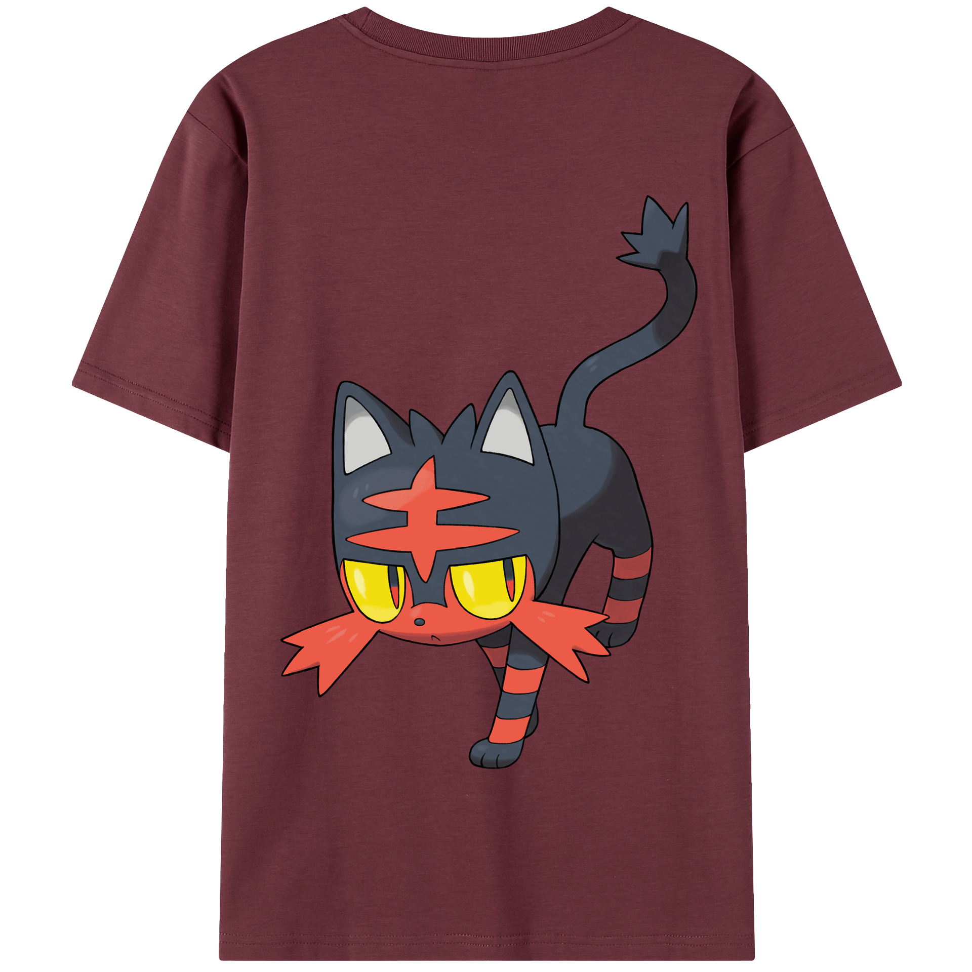 （画像用） ポケットモンスター Pokémon 綿100％半袖Tシャツ（背面プリント）